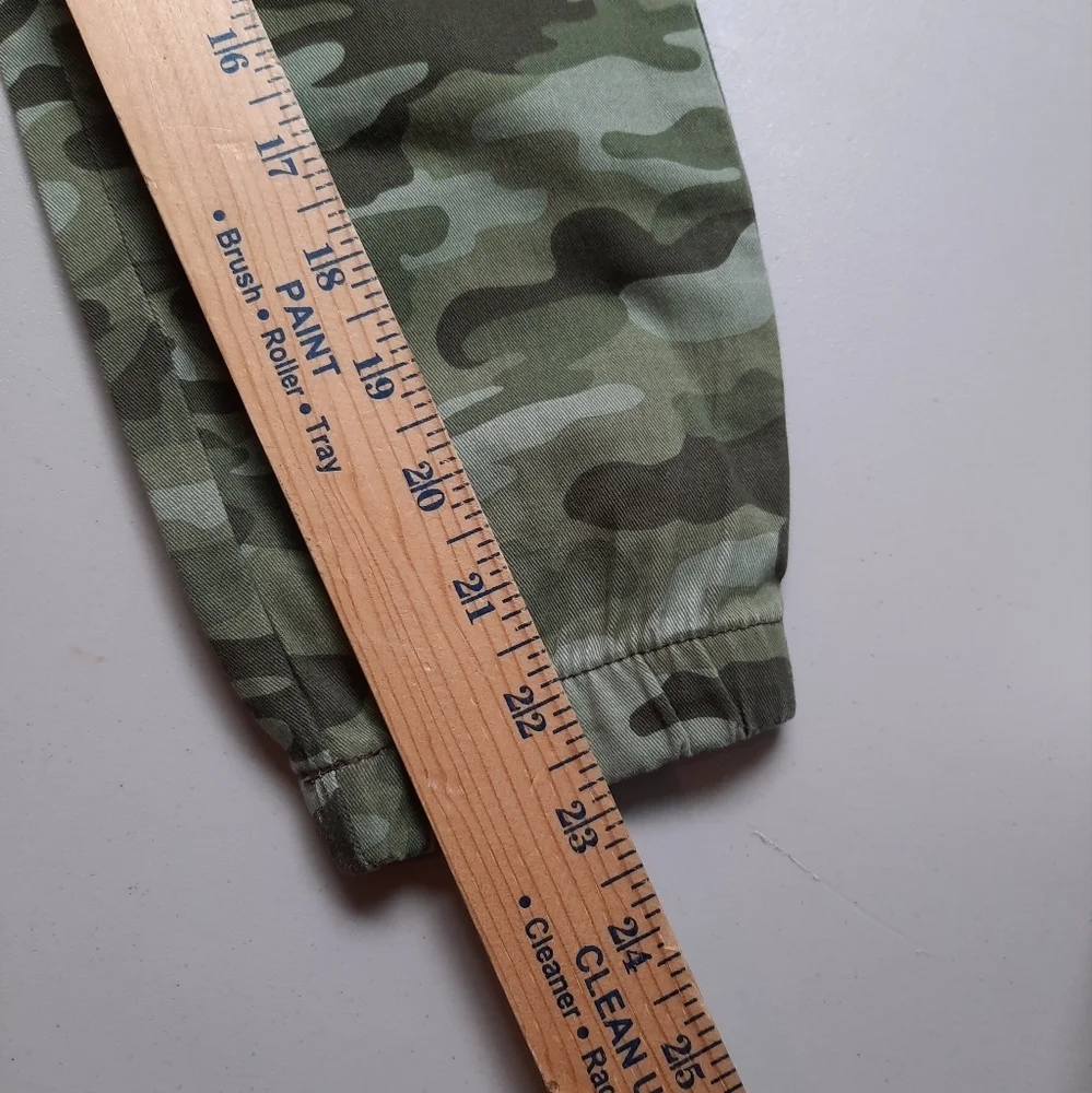 Gymboree‎ Camo Cargo Joggers Pants Boys 7  Green Stretch Cotton